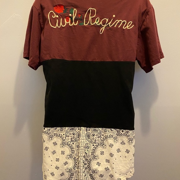 Civil Regime Embroidered 3 Layer BoHo top - Picture 4 of 8